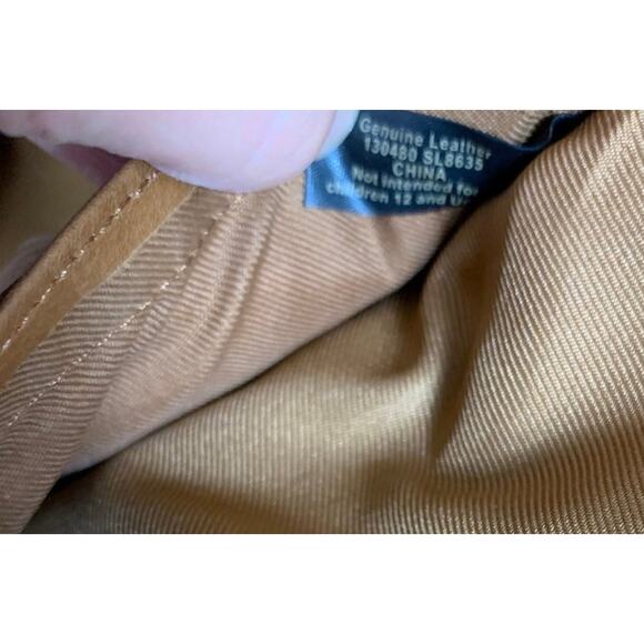 Fossil Genuine Leather Button Closure Flap Wallet Clutch Card Holder Tan Boho - Picture 13 of 16